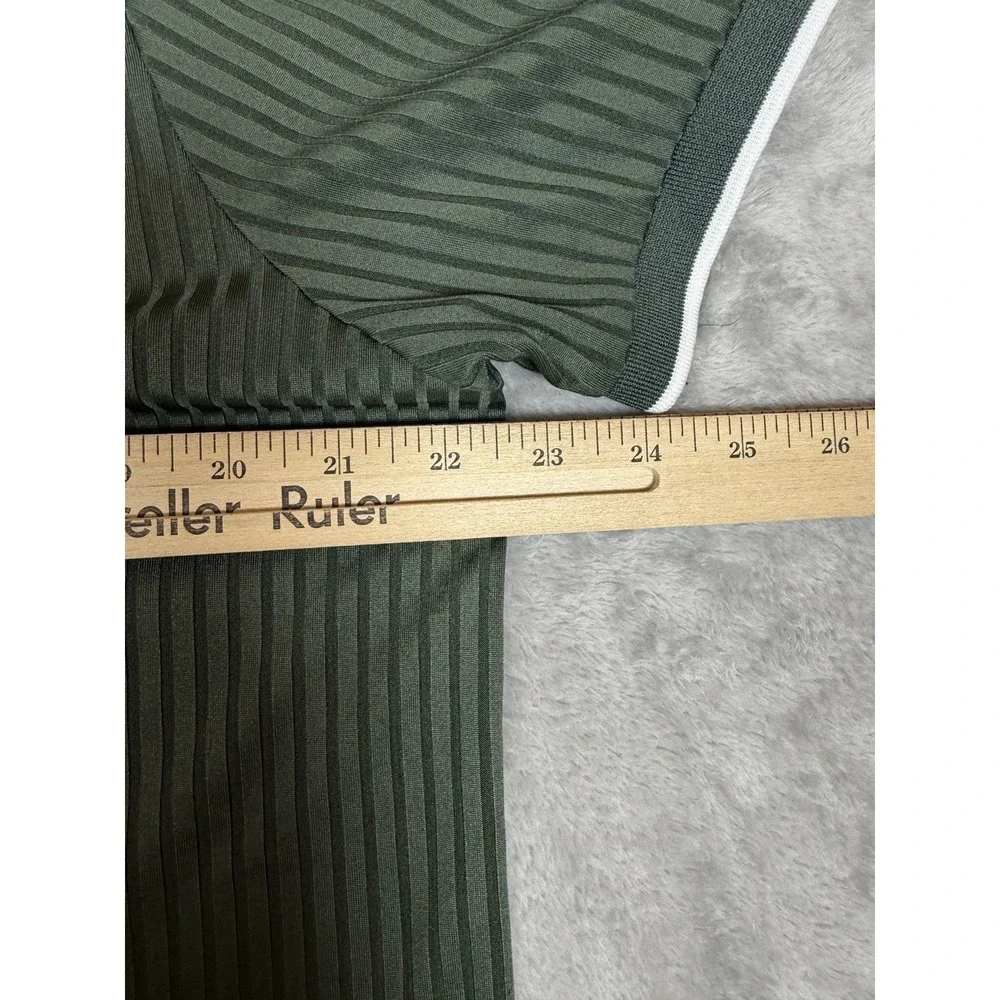 Polo Ralph Lauren Jeans Co Big Pony Polo Shirt Mens 2XL (fits XL) Green Striped